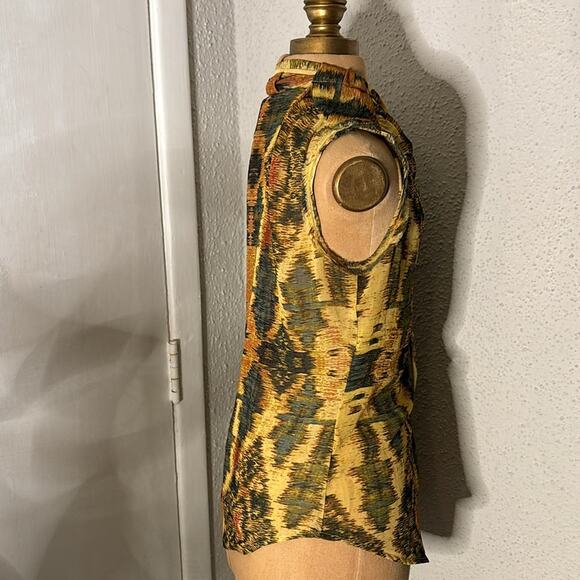 RACHEL Rachel Roy Multicolor NeckTie Blouse 2 Corporate Siren Dopamine Festival - Picture 3 of 11